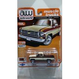 auto world 1/64 '77 Chevrolet Fleetsade Pickup Truck Cream