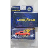 GREEN LiGHT EXCLUSIVE 1/64 Goodyear Vintage Ad Cars 1967 Chevrolet Camaro Wide Boots New Wide Tread tires from Goodyear