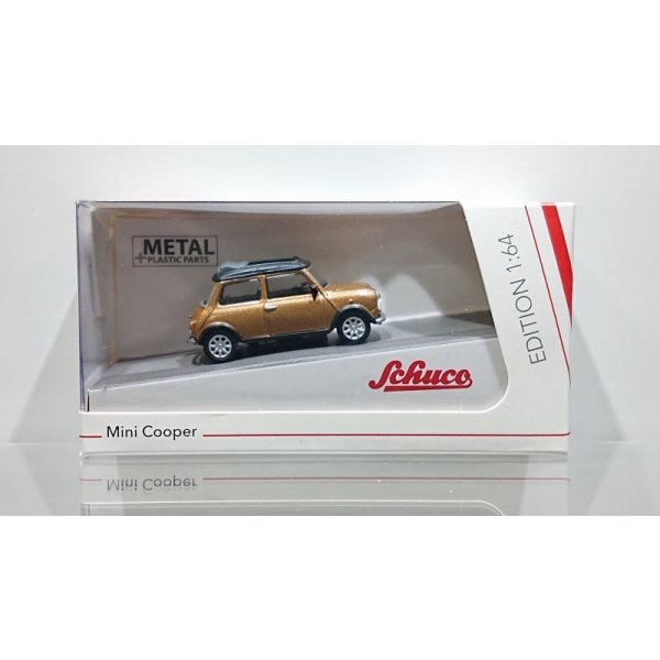 画像1: Schuco 1/64 Mini Cooper Metallic Brown