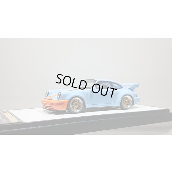 画像1: VISION 1/43 Porsche 911 (964) RSR 3.8 1993 (BBS wheel) Gulf Blue Orange stripe Limited 100pcs.