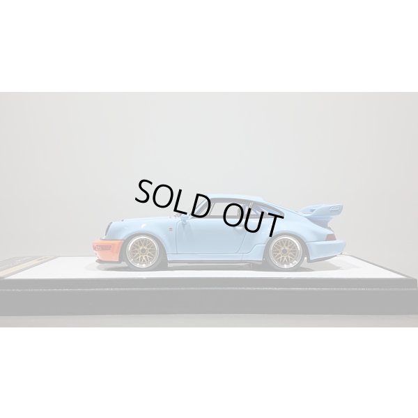 画像2: VISION 1/43 Porsche 911 (964) RSR 3.8 1993 (BBS wheel) Gulf Blue Orange stripe Limited 100pcs.