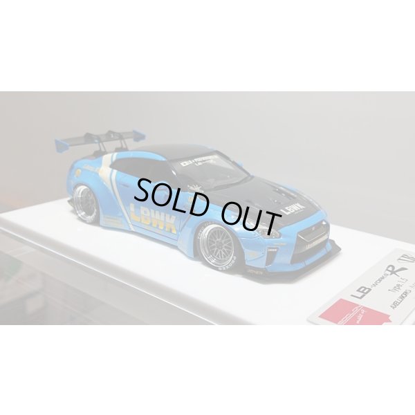 画像6: EIDOLON 1/43 LB WORKS GT-R Type 1.5 (GT Wing Version) Azzurro Pearl Limited 40 pcs.