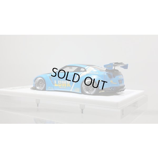 画像3: EIDOLON 1/43 LB WORKS GT-R Type 1.5 (GT Wing Version) Azzurro Pearl Limited 40 pcs.