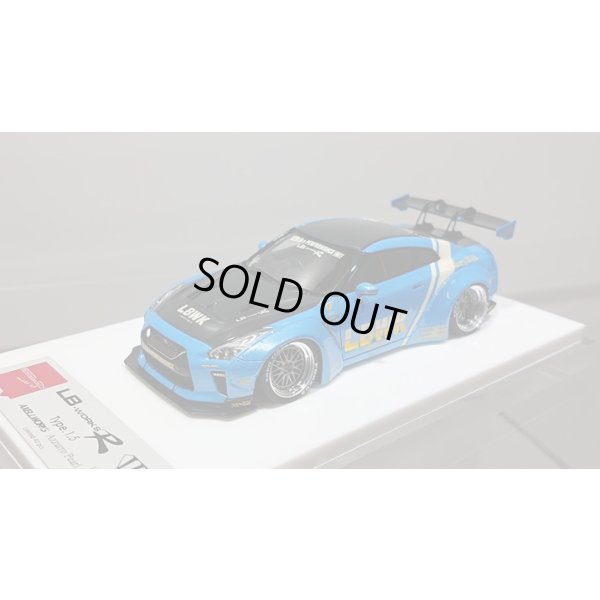 画像4: EIDOLON 1/43 LB WORKS GT-R Type 1.5 (GT Wing Version) Azzurro Pearl Limited 40 pcs.