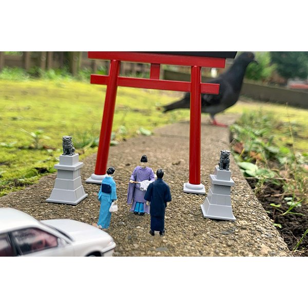 画像8: TOMYTEC 1/64 Diorama Collection 64 #Car Snap 03a "初詣"