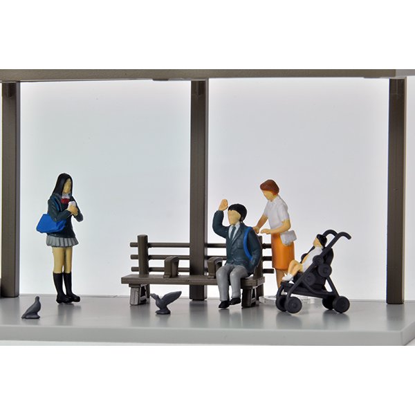 画像7: TOMYTEC 1/64 Diorama Collection 64 # Car Snap 05a バス停
