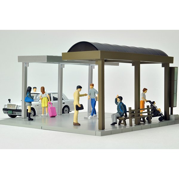 画像9: TOMYTEC 1/64 Diorama Collection 64 # Car Snap 05a バス停