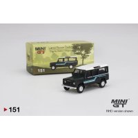 MINI GT 1/64 Land Rover Defender 110 1985 County Station Wagon Gray (RHD)