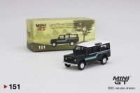 MINI GT 1/64 Land Rover Defender 110 1985 County Station Wagon Gray (RHD)