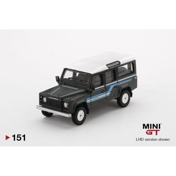 画像2: MINI GT 1/64 Land Rover Defender 110 1985 County Station Wagon Gray (RHD)