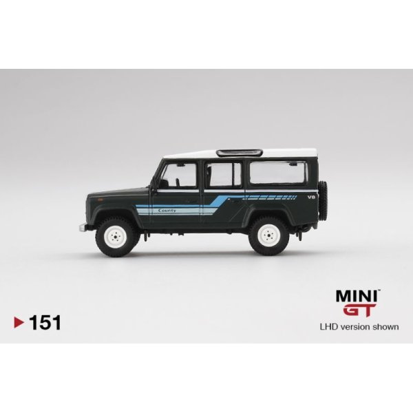 画像4: MINI GT 1/64 Land Rover Defender 110 1985 County Station Wagon Gray (RHD)