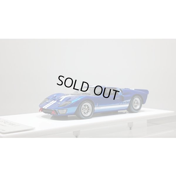 画像1: EIDOLON 1/43 GT40 Mk.II Street ver. 1966 Metallic Blue / White Stripe Limited 120 pcs.