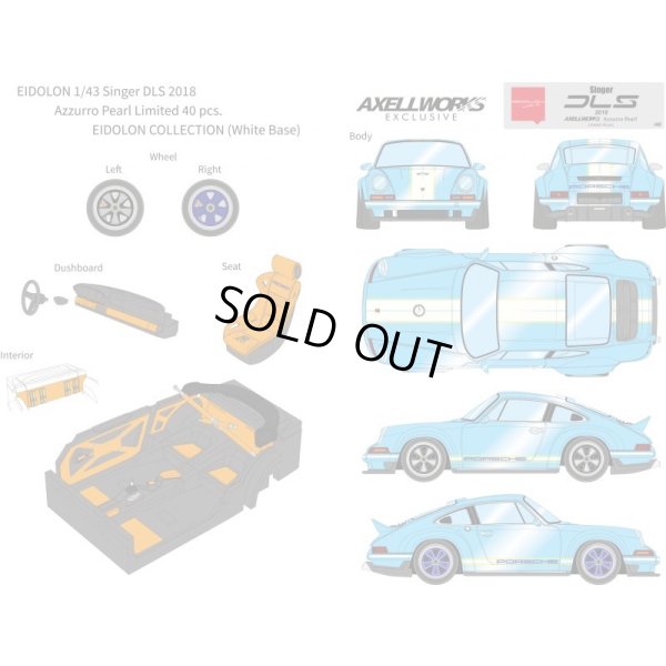 画像11: EIDOLON 1/43 Singer DLS 2018 Azzurro Peal Limited 40 pcs.