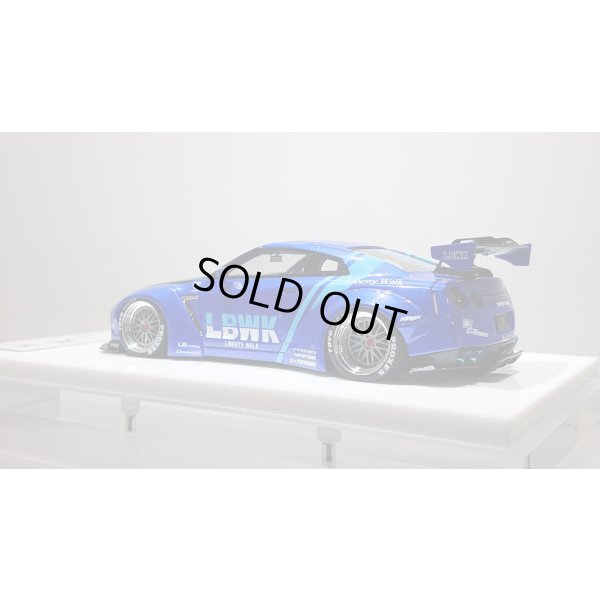 画像3: EIDOLON 1/43 LB WORKS GT-R Type 1.5 (GT Wing Version) Lobellia Blue Limited 38 pcs.