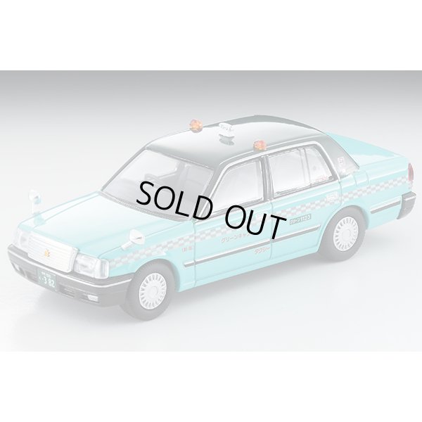 画像2: TOMYTEC 1/64 Limited Vintage NEO Toyota Crown Sedan Taxi (Green Cab)