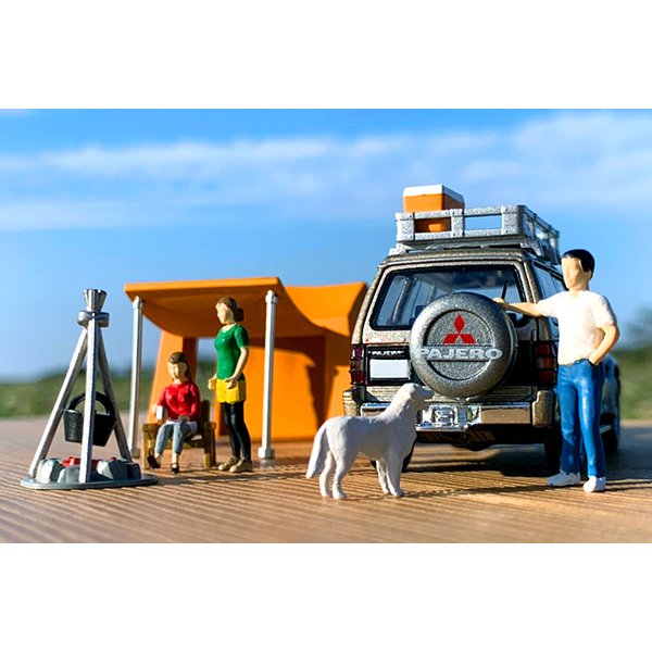 画像6: TOMYTEC 1/64 Diorama Collection 64 # Car Snap 01b Camp