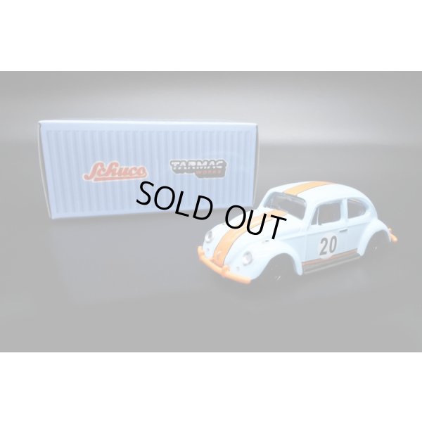 画像3: Tarmac Works 1/64 Volkswagen Beetle Blue / Orange Low Ride Height