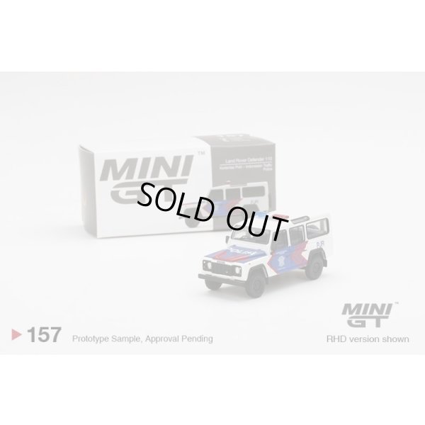 画像1: MINI GT 1/64 Land Rover Defender 110 Korlantas Polri – Indonesian Traffic Police Indonesia Exclusive