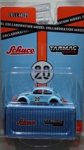 Tarmac Works 1/64 Volkswagen Beetle Blue / Orange Low Ride Height