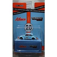 Tarmac Works 1/64 Volkswagen Beetle Blue / Orange Low Ride Height