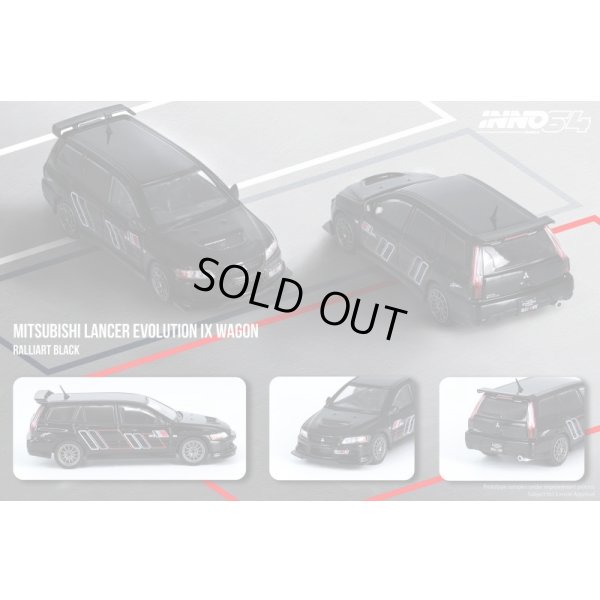 画像5: INNO Models 1/64 Mitsubishi Lancer Evolution IX Wagon 2005 Ralliart Black