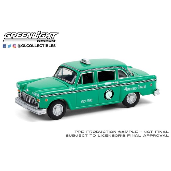 画像2: GREEN LiGHT EXCLUSIVE 1/64 1969 Checker Motors Marathon A11 Staten Island New York Zone Cab Road America Official Pace Car