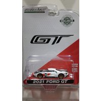 GREEN LiGHT EXCLUSIVE 1/64 2021 Ford GT # 98 Ford GT Heritage Edition Ken Miles and Lloyd Ruby 1966 24h Daytona Tribute