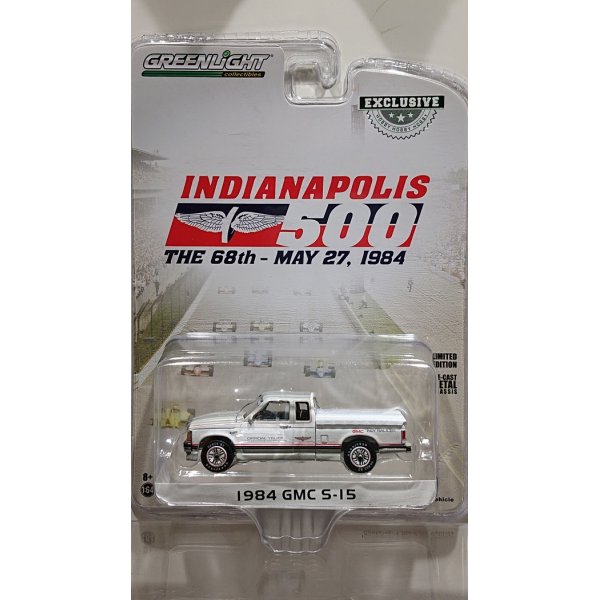 画像1: GREEN LiGHT EXCLUSIVE 1/64 1984 GMC S-15 Extended Cab 68th Annual Indianapolis 500 Mile Race Indy Hauler Official Truck