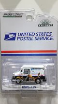 GREEN LiGHT EXCLUSIVE 1/64 USPS Long-Life Postal Delivery Vehicle (LLV) --American Motorcycles Collectible Stamps LLV