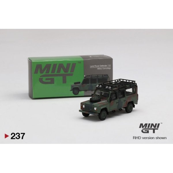 画像1: MINI GT 1/64 Land Rover Defender 110 Military Camouflage (香港限定)