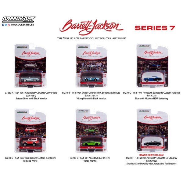 画像1: GREEN LiGHT 1/64 Barrett - Jackson "Scottsdale Edition" Series 7