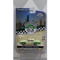 GREEN LiGHT EXCLUSIVE 1/64 1987 Chevrolet Caprice - Chicago Checker Taxi Affl, Inc.