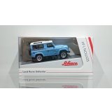 Schuco 1/64 Land Rover Defender Blue / White