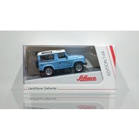 Schuco 1/64 Land Rover Defender Blue / White