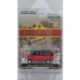 GREEN LiGHT EXCLUSIVE 1/64 1969 Ford Club Wagon Ambulance - Chicago Fire Department