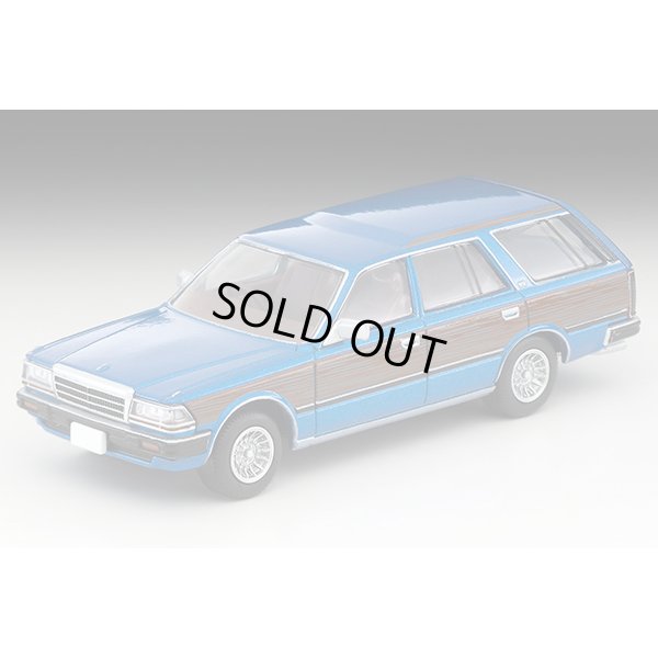 画像2: TOMYTEC 1/64 Limited Vintage NEO Nissan Gloria Wagon V20E GL Custom Ver. (Blue / Wood grain)
