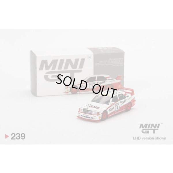 画像1: MINI GT 1/64 Mercedes Benz 190E 2.5-16 Evolution II DTM 1991 #7 "East" (LHD)