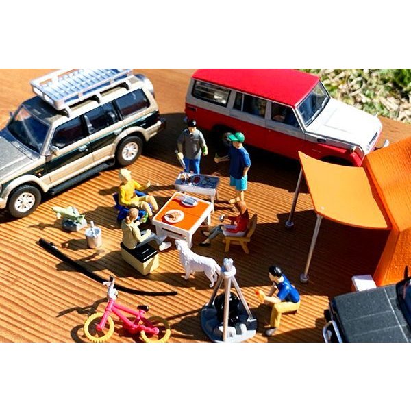 画像8: TOMYTEC 1/64 Diorama Collection 64 #Car Snap 06a BBQ