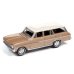画像2: auto world 1/64 1963 Chevy II 400 Nova Station Wagon Tan / White (2)