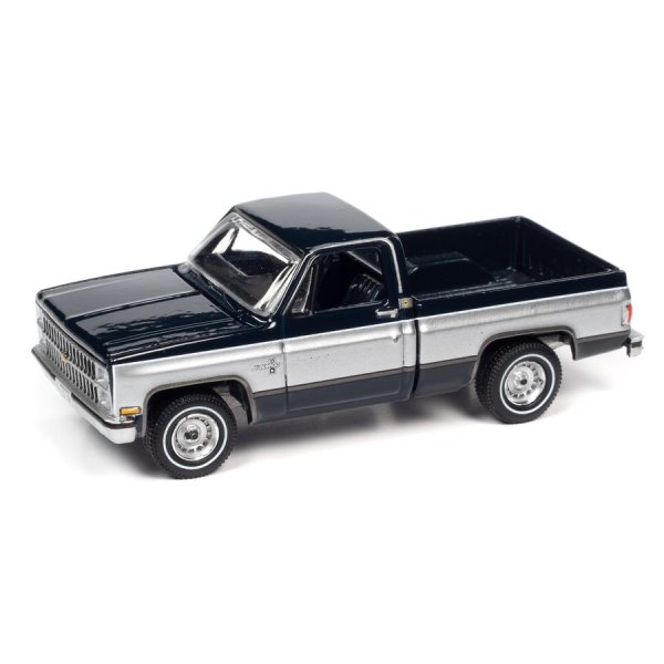 画像2: auto world 1/64 1982 Chevy Silverado 10 Midnight Blue / Silver