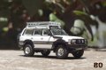 Gaincorp Products 1/64 Toyota Land Cruiser LC80 Off-road version LHD White