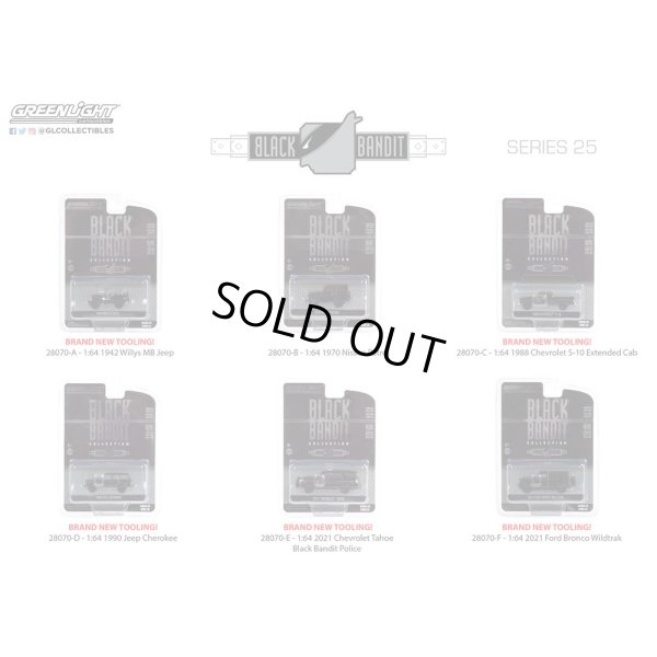 画像1: GREEN LiGHT 1/64 Black Bandit Series 25