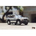 Gaincorp Products 1/64 Toyota Land Cruiser LC80 RHD Silver