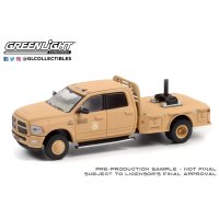 GREEN LiGHT EXCLUSIVE 1/64 2018 Ram 3500 Dually Flatbed - Carabineros de Chile