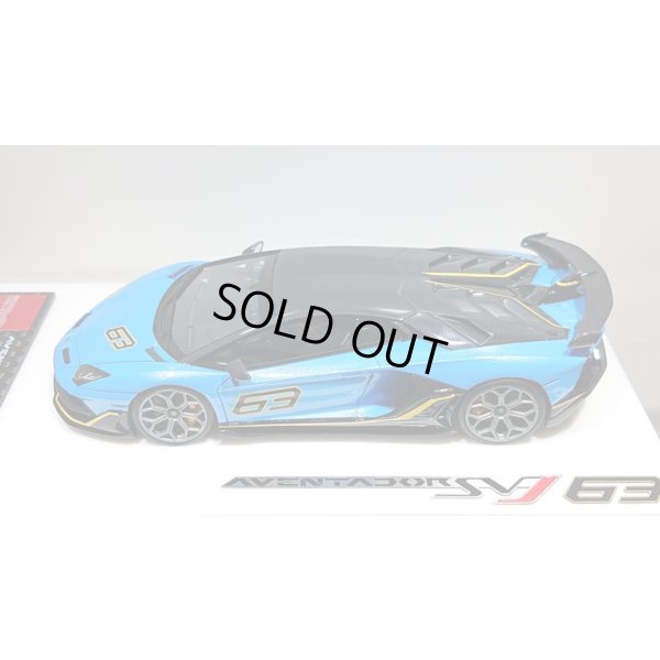 画像4: EIDOLON 1/43 Lamborghini Aventador SVJ 63 2018 Azzurro Pearl Limited 30 pcs.