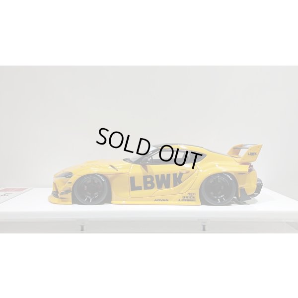 画像2: EIDOLON 1/43 LB WORKS GR Supra 6 spork wheel Lightning Yellow Limited 60 pcs.
