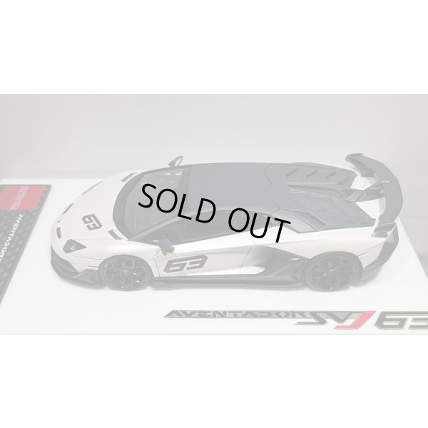 画像4: EIDOLON 1/43 Lamborghini Aventador SVJ 63 2018 Matte Pearl White Limited 100 pcs.