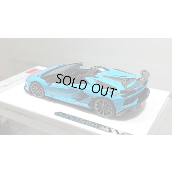 画像12: EIDOLON 1/43 Lamborghini Aventador SVJ Roadster 2019 (Nireo wheel) Blu Grauco Limited 40 pcs.