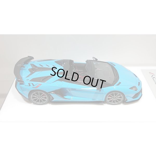 画像8: EIDOLON 1/43 Lamborghini Aventador SVJ Roadster 2019 (Nireo wheel) Blu Grauco Limited 40 pcs.