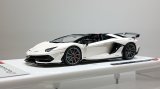 EODOLON 1/43 Lamborghini Aventador SVJ Roadster 2019 (Nireo wheel) Matte Pearl White Limited 80 pcs.